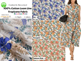 100% Cotton Loom Line Tropicana Fabric - 031