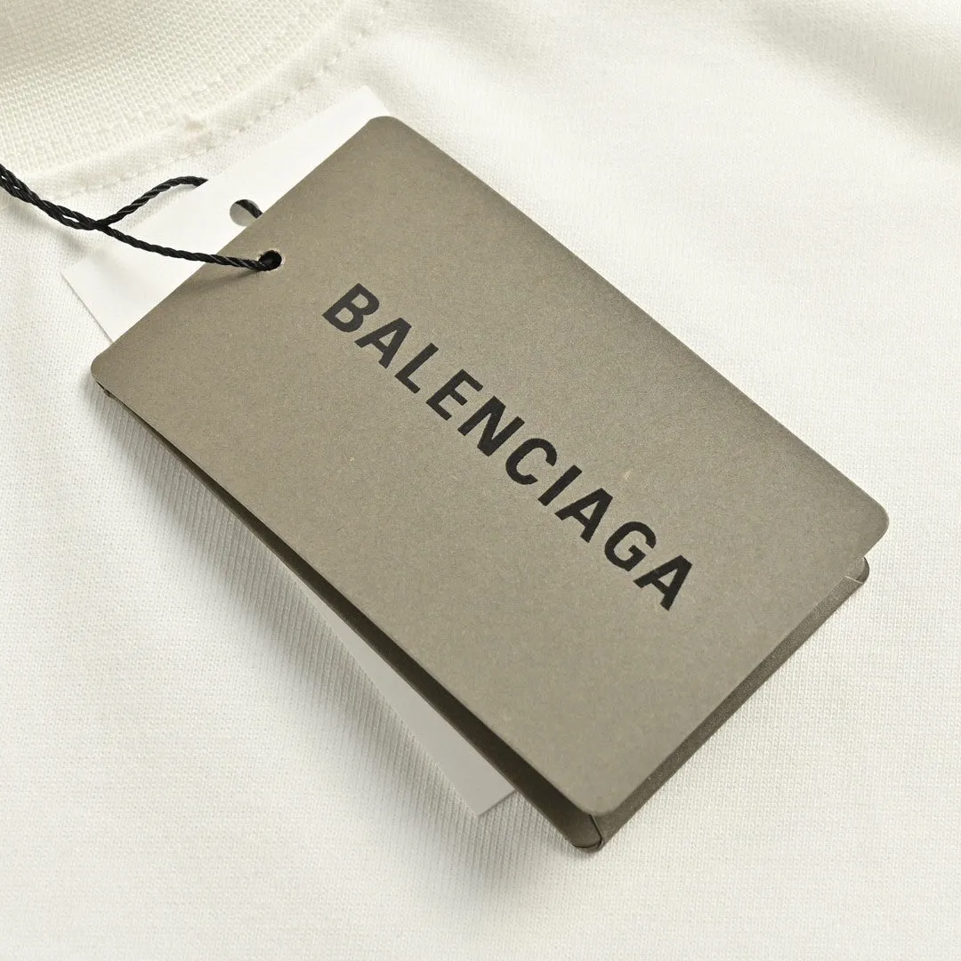 Balenciaga CD Graphic White T-Shirt