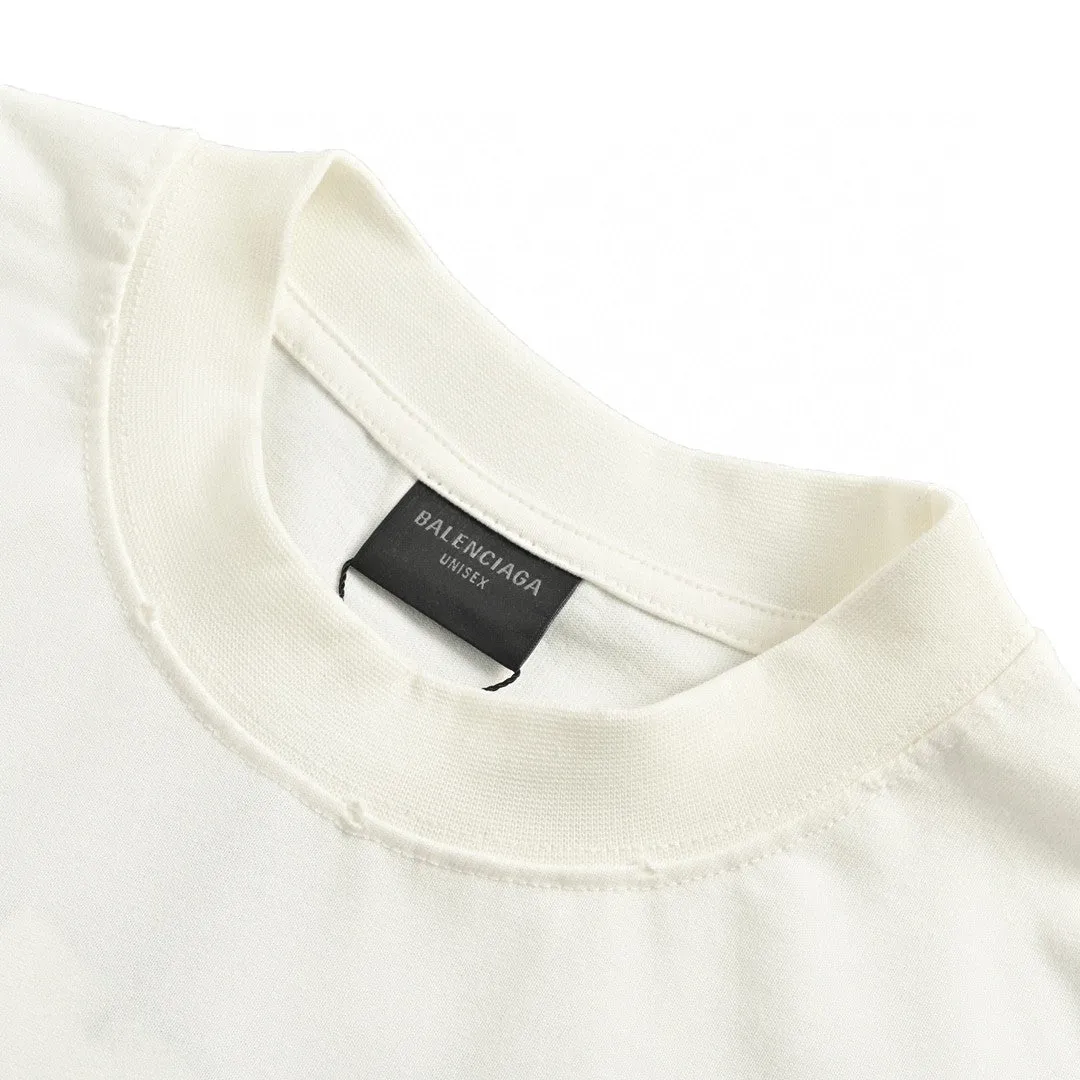 Balenciaga CD Graphic White T-Shirt