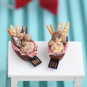 Bread Basket Miniature Novelty Pen Drive