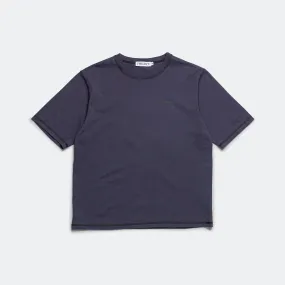 Contrast Stitch SS Tee - Black Currant