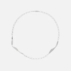 Faris Blade Necklace - Silver