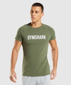 Gymshark Apollo T-Shirt - Core Olive