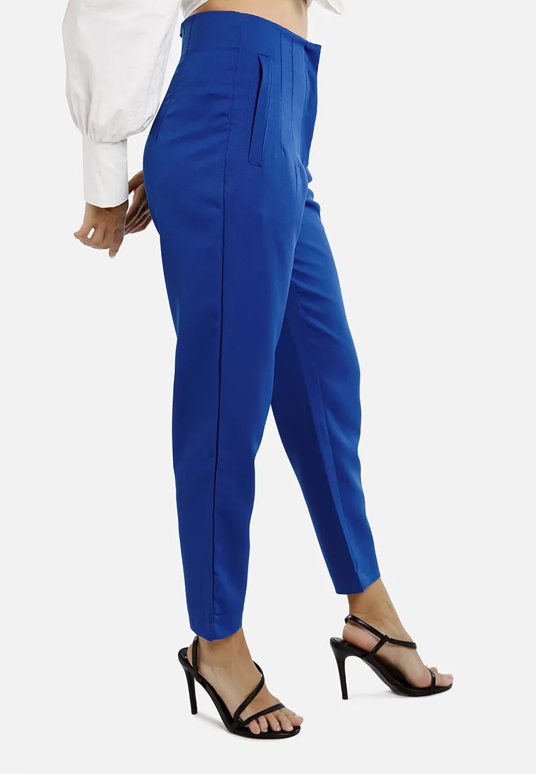 High Waist Semi Casual Trouser