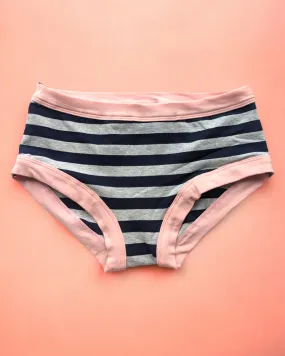 Hipster Navy and Marle Stripe