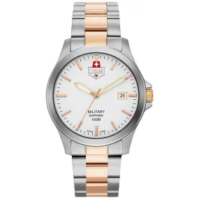 JDM Military (Jacques Du Manoir) - WG005-04 - Alpha II - Swiss Made - Stainless Steel Wrist Watch for Men - 10 ATM