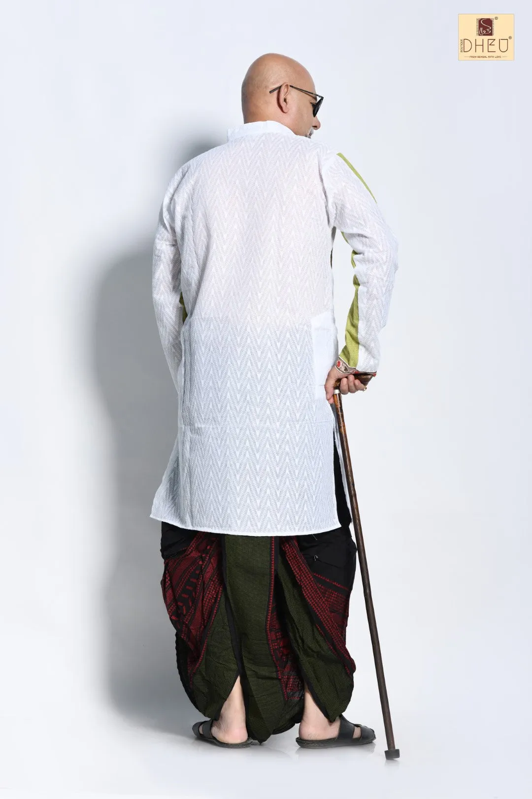 Kashti Pathar- Dheu Designer Dhoti(Optional)Kurta Set