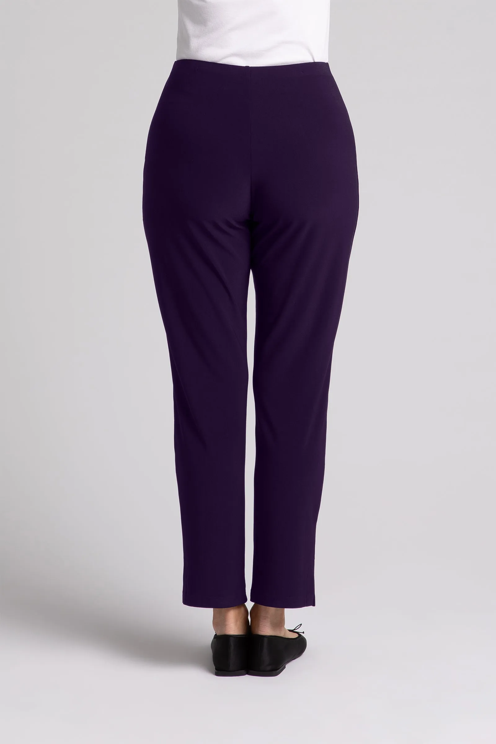 Narrow Pant Midi | Blackberry