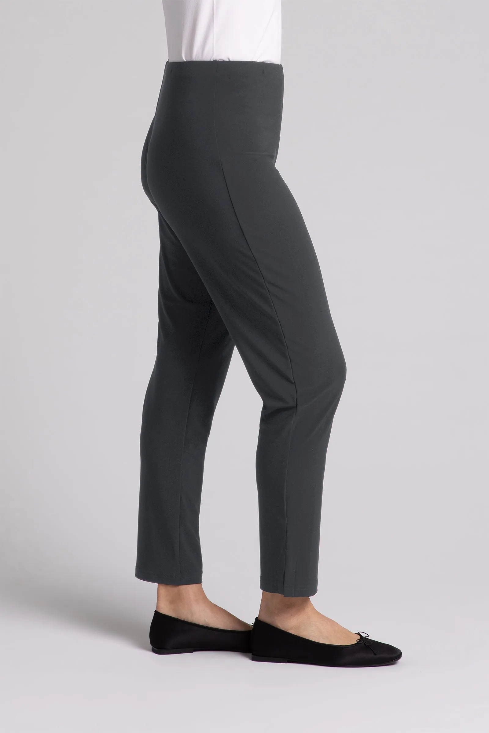 Narrow Pant Midi | Graphite