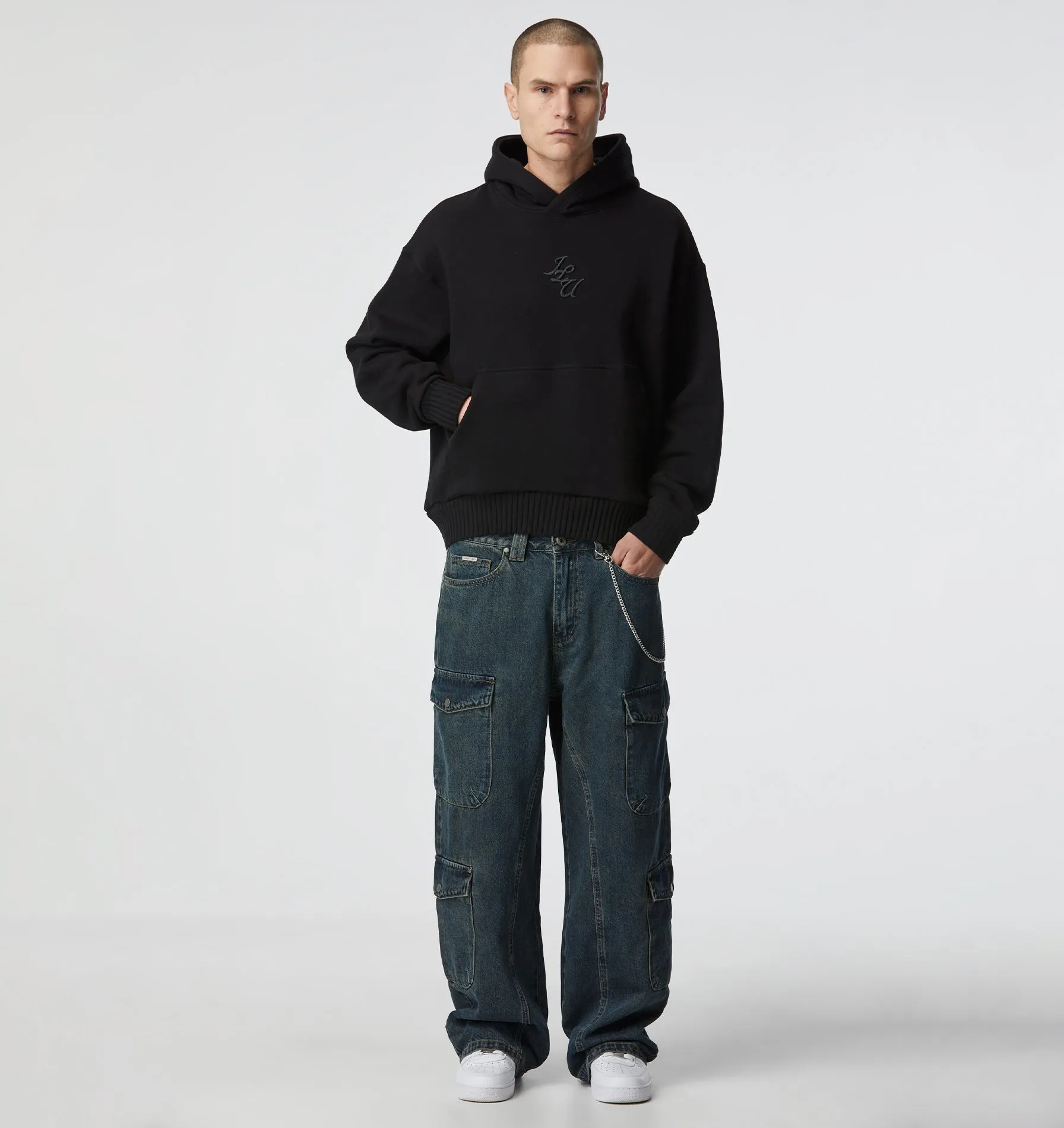 Nixon Denim Cargo Pant - Midnight