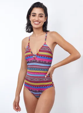 Profile by Gottex - Striped One-Piece Swimsuit