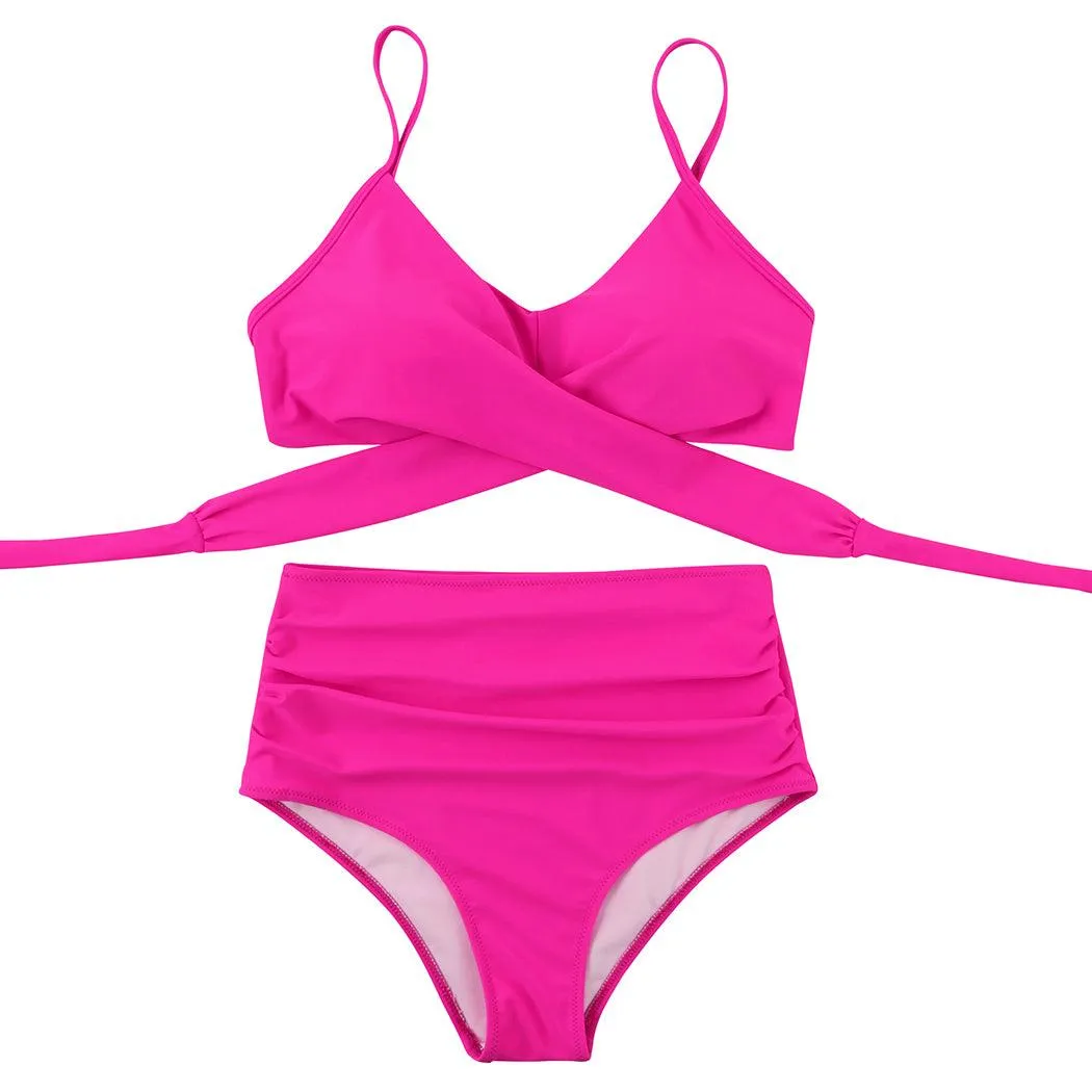 Push-Up Wrap Bikini Set