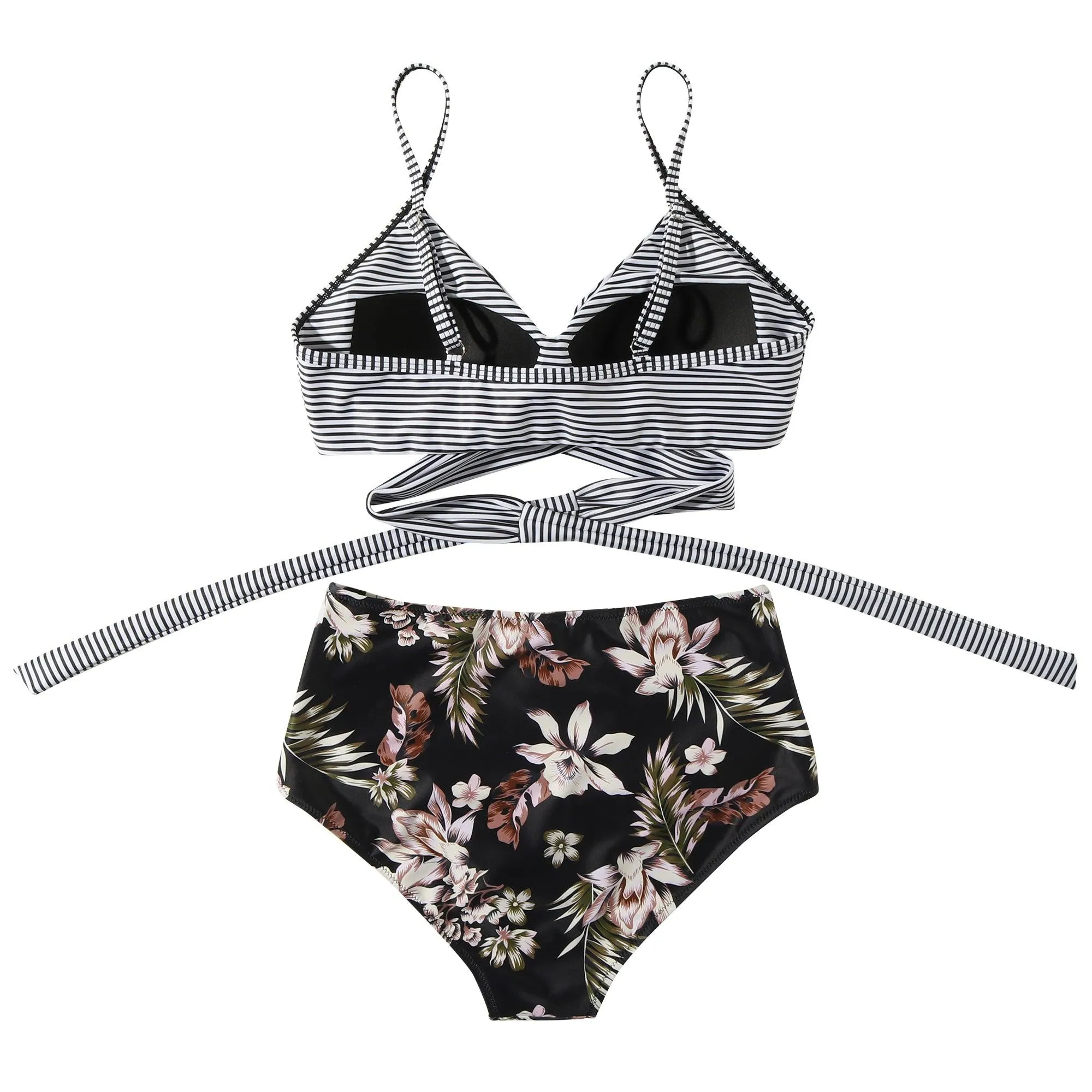 Push-Up Wrap Bikini Set