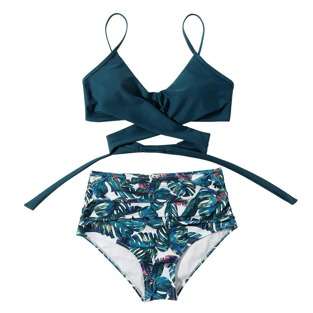 Push-Up Wrap Bikini Set