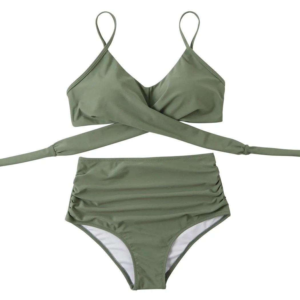 Push-Up Wrap Bikini Set