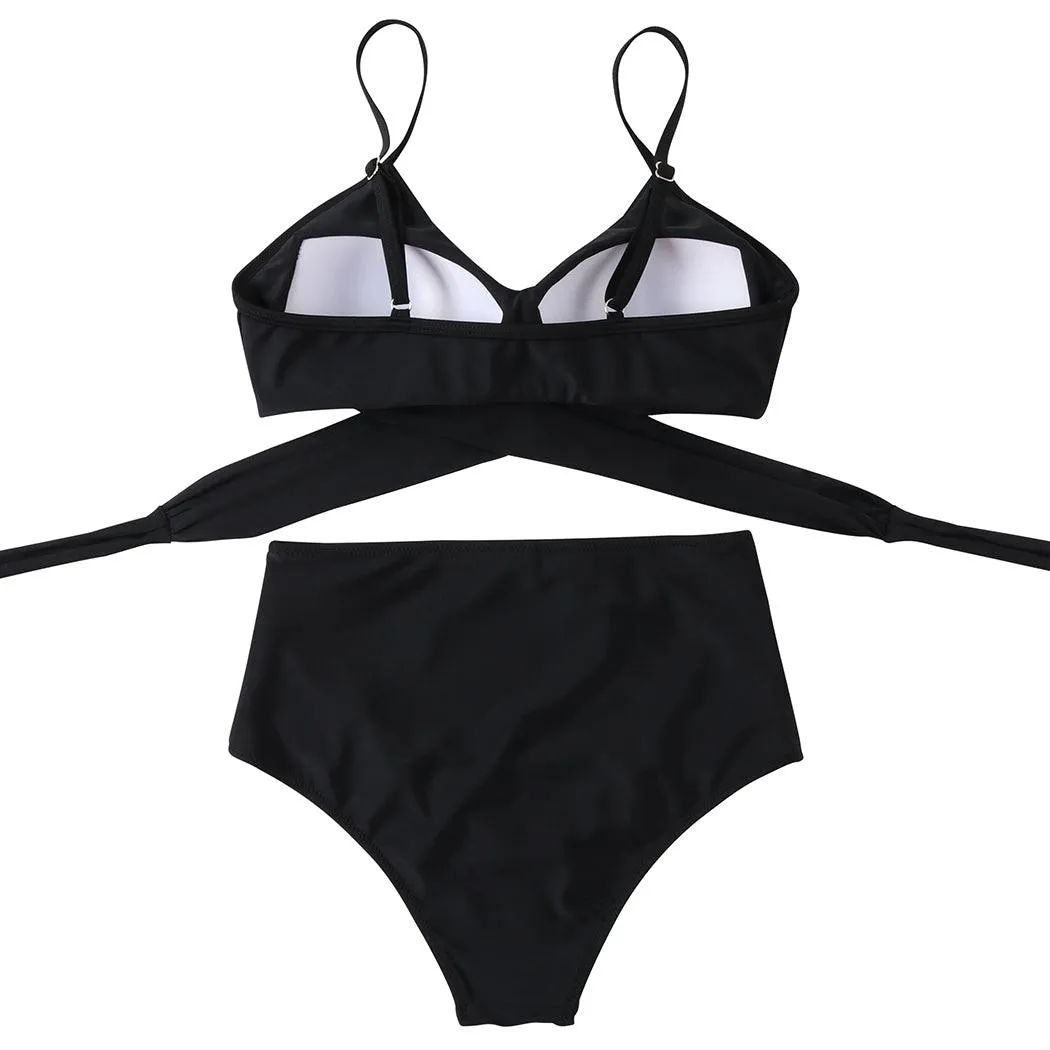 Push-Up Wrap Bikini Set