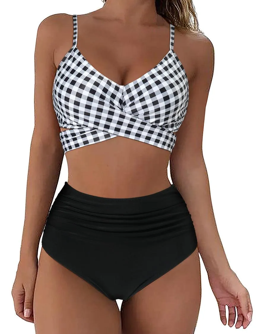 Push-Up Wrap Bikini Set