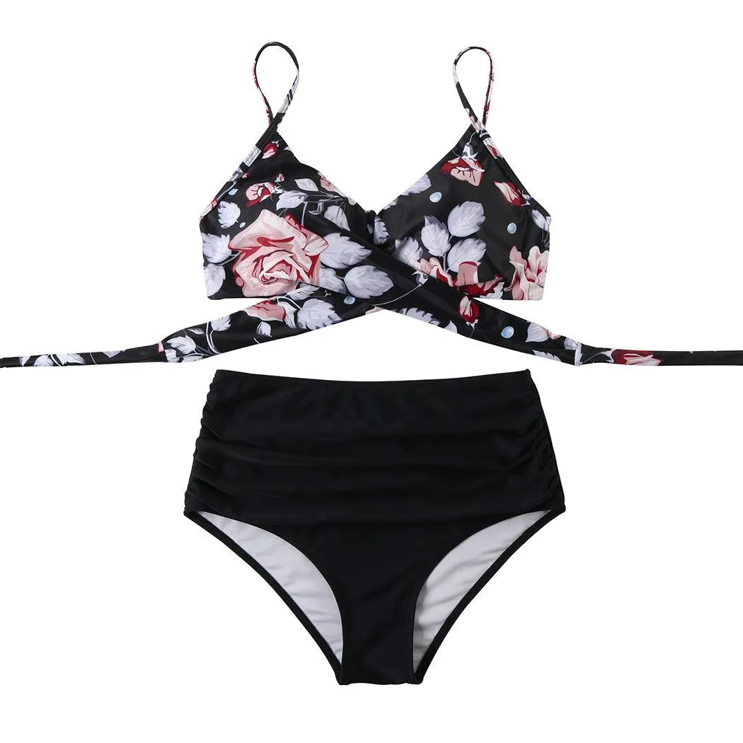 Push-Up Wrap Bikini Set