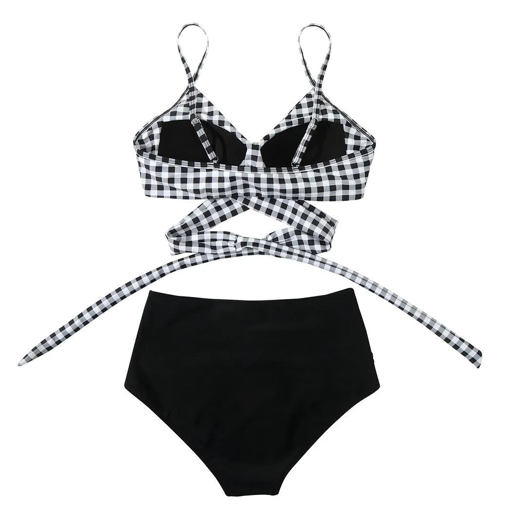 Push-Up Wrap Bikini Set