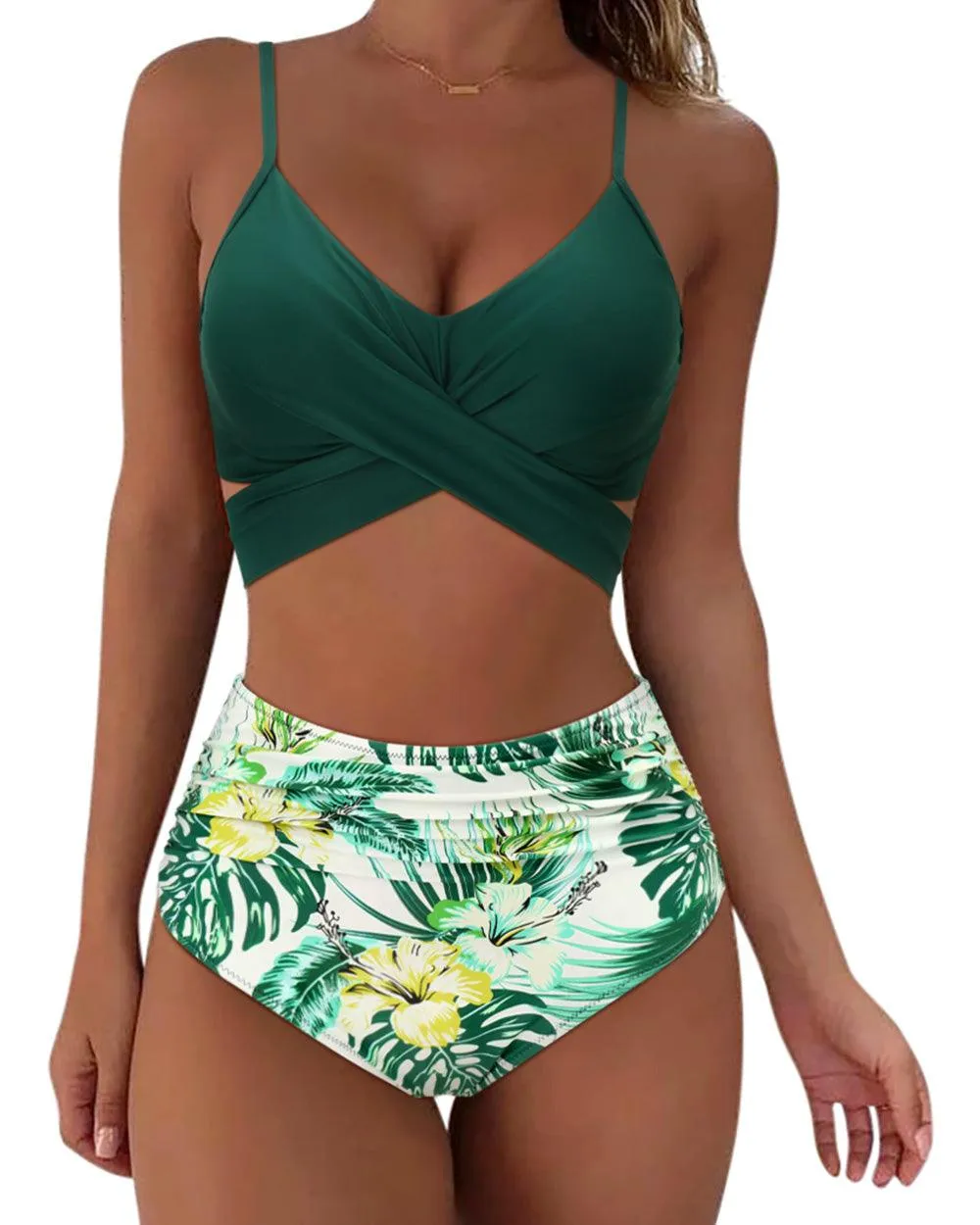 Push-Up Wrap Bikini Set