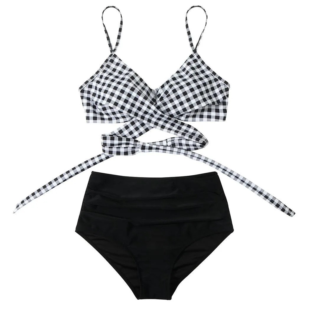 Push-Up Wrap Bikini Set