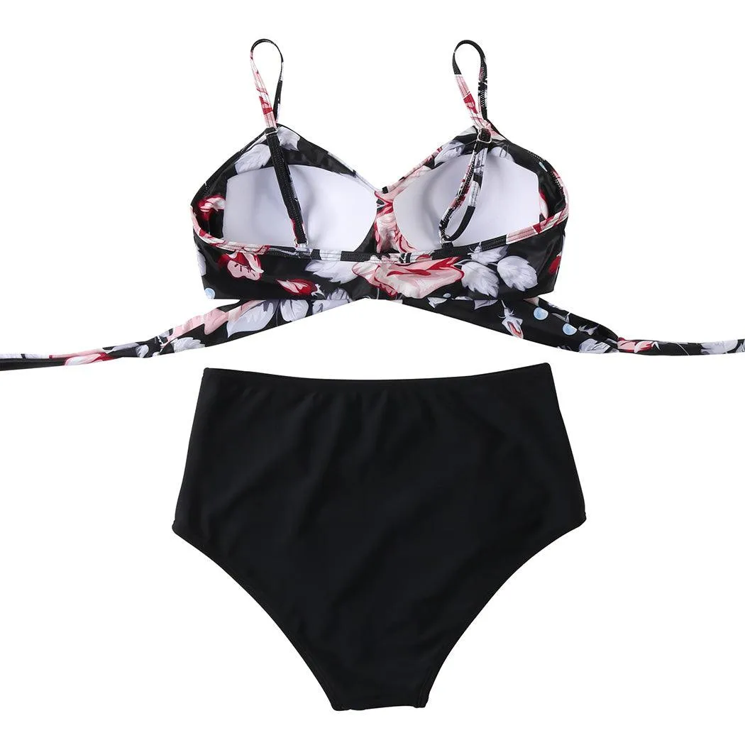 Push-Up Wrap Bikini Set