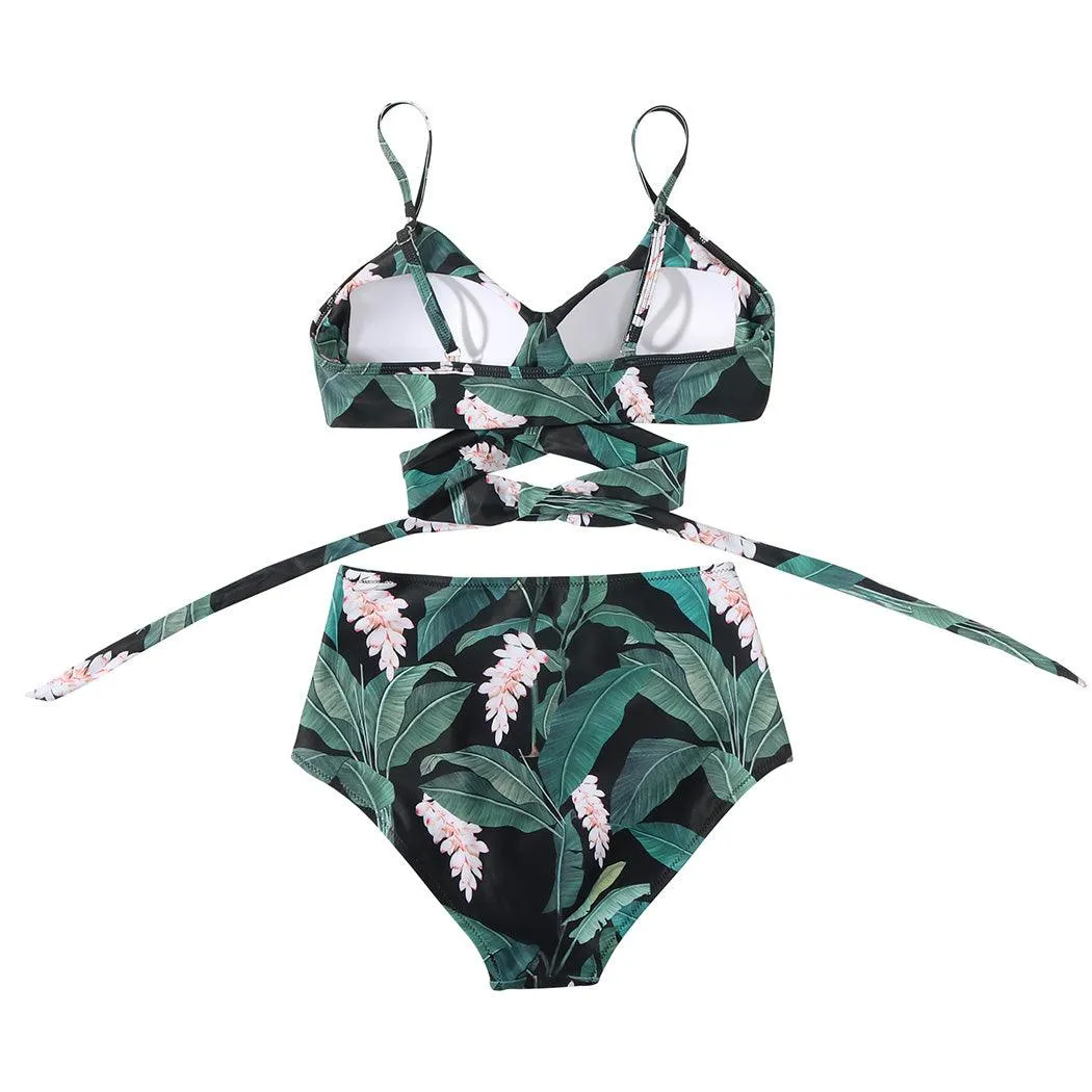 Push-Up Wrap Bikini Set