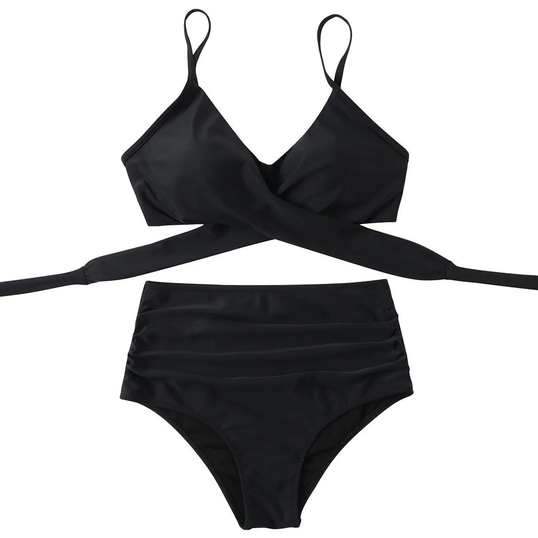 Push-Up Wrap Bikini Set