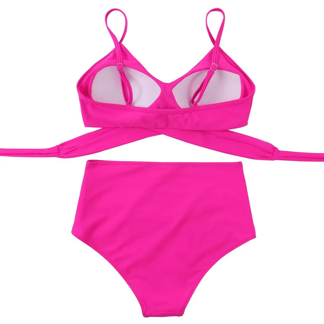 Push-Up Wrap Bikini Set