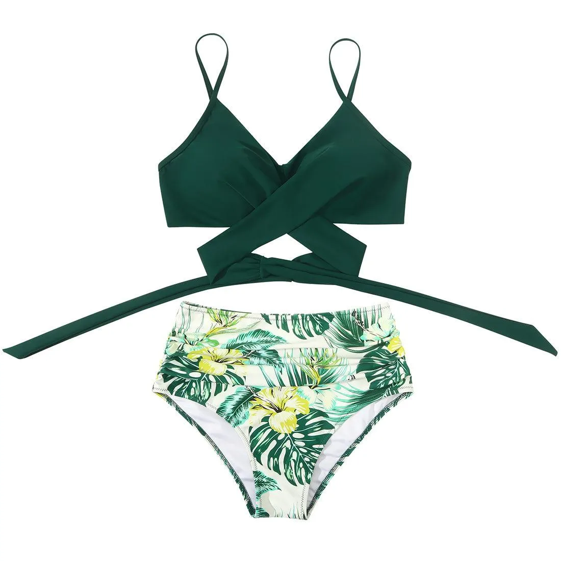 Push-Up Wrap Bikini Set