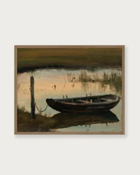 "Boat by the Shore" Art Print