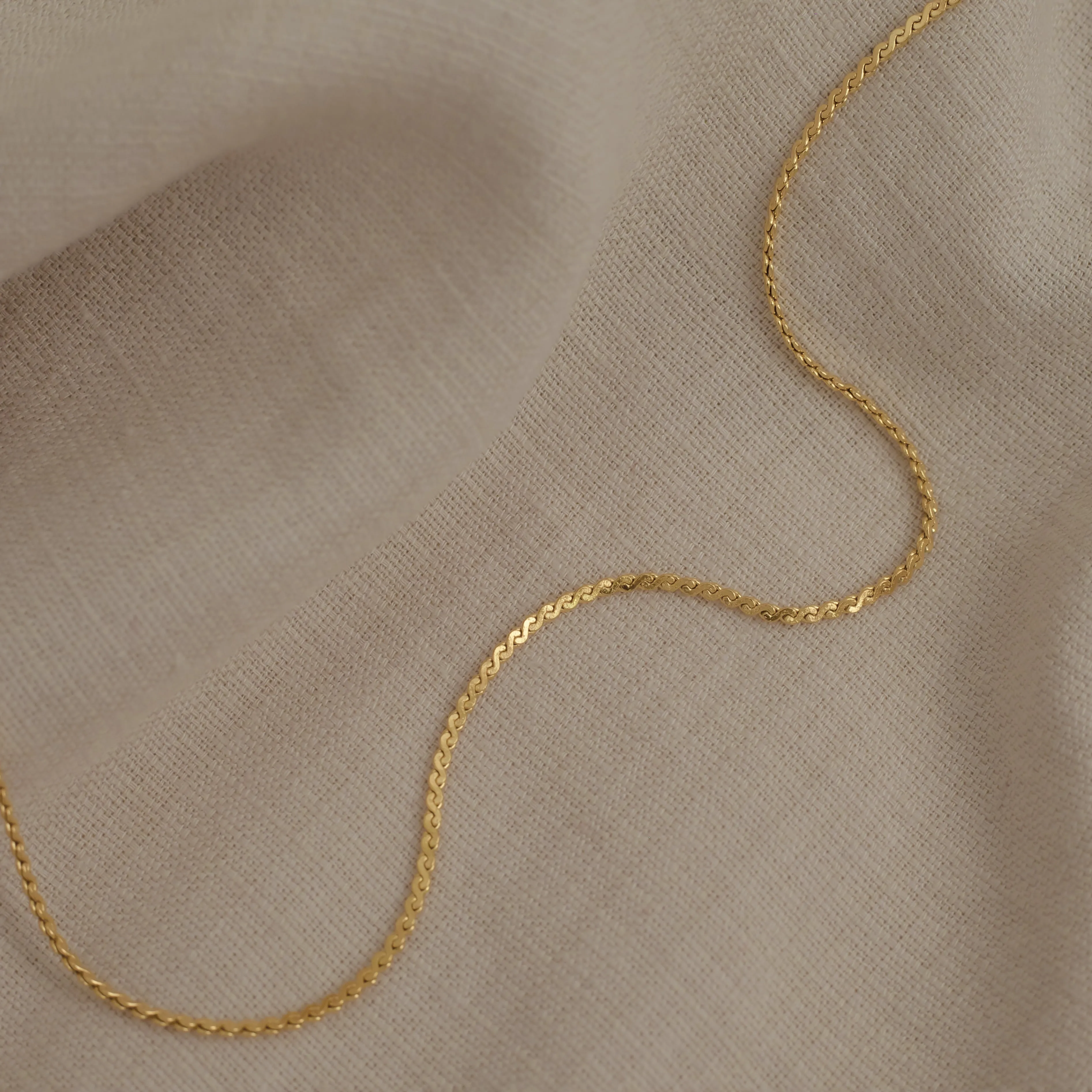 Serpentine Chain Necklace