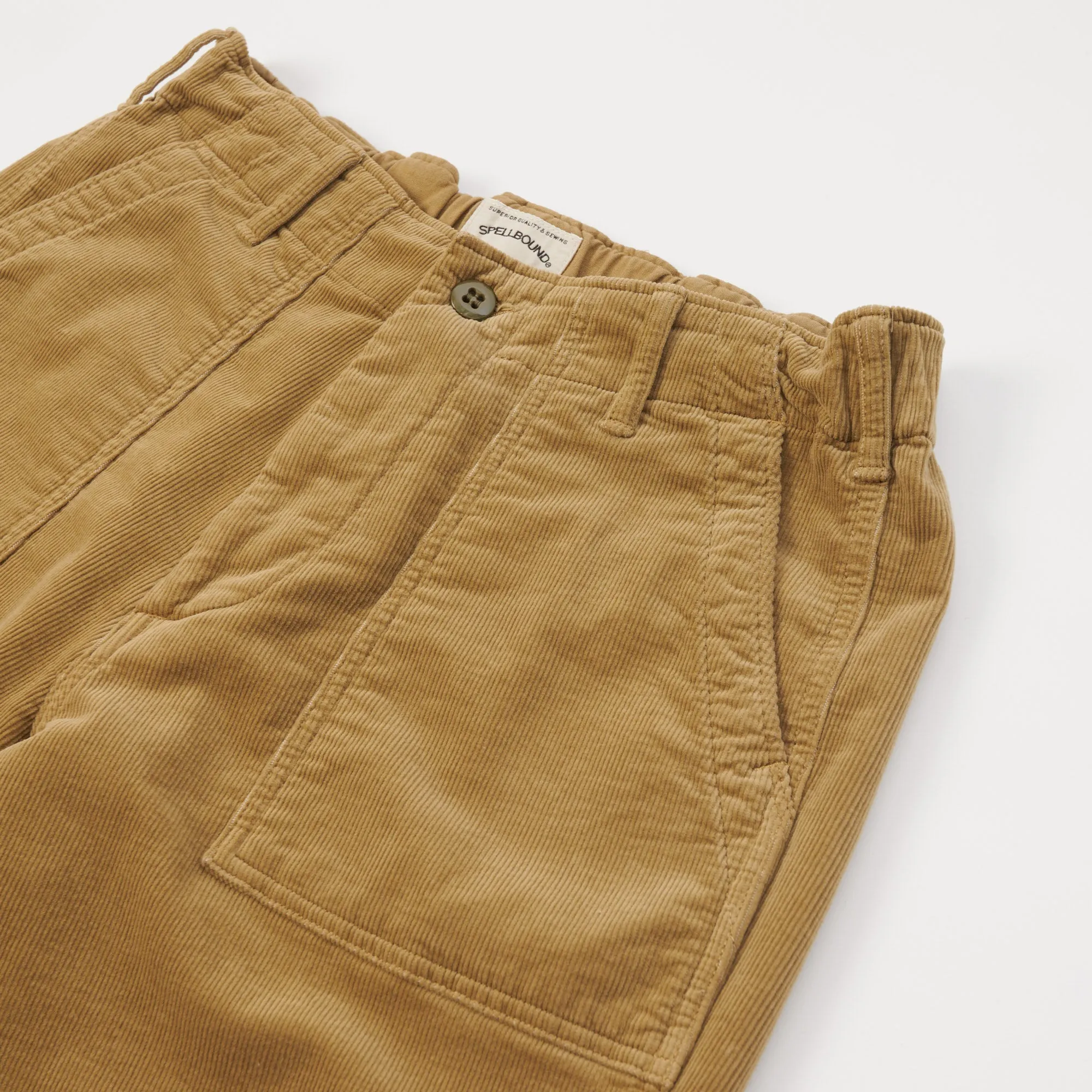 Spellbound 43-822H Corduroy Baker Trouser - Khaki