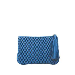 Tissa Fontaneda Capri Blue Large Pochette