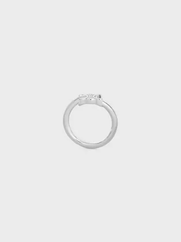 Triomphe Asymmetric Ring Silver