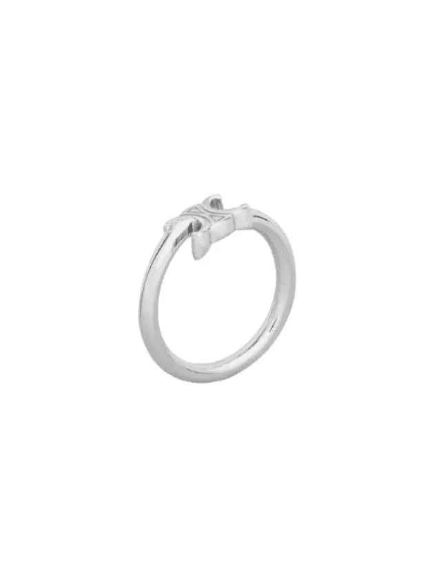 Triomphe Asymmetric Ring Silver